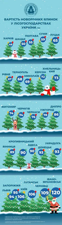 Де і скільки в Україні коштуватимуть ялинки: ціни
