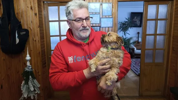 Волинянин врятував п'ятьох собак-переселенців з Херсона (відео)