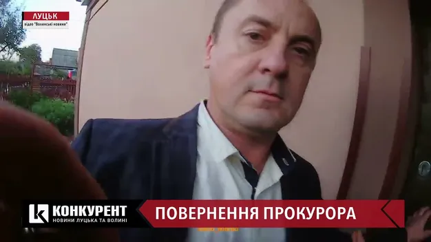 Волинський прокурор, якого зловили за кермом напідпитку, поновився на посаді (відео)