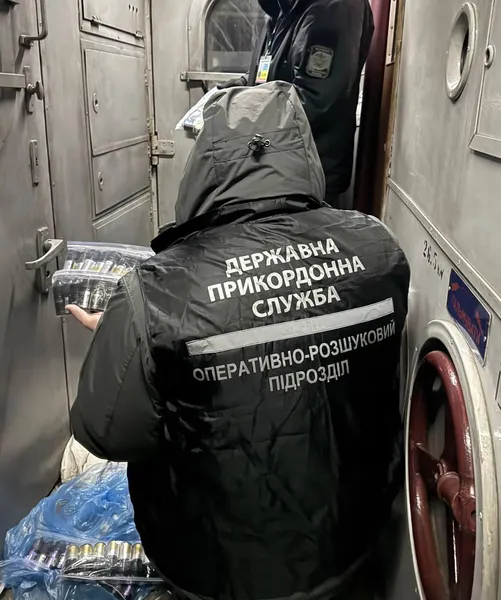 На Волині у потязі знайшли велику партію контрабандної «жижі»