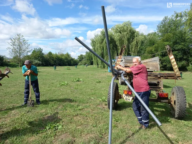 На міському пляжі Луцька будуть ліхтарі (фото)
