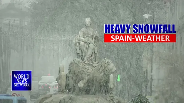 Мадрид накрило потужними снігопадами: вже загинуло двоє людей
