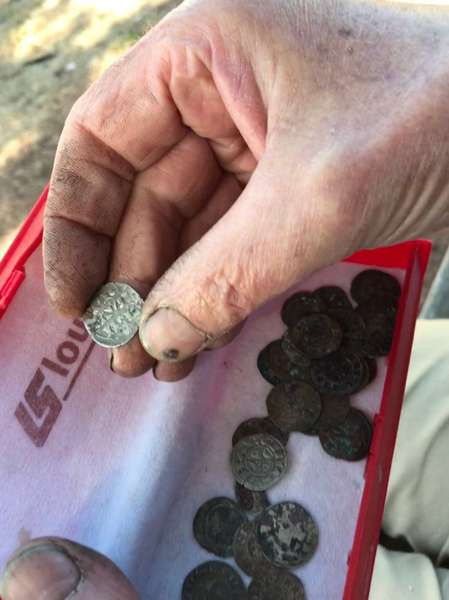 Фермер знайшов у полі скарб з 14 тисяч срібних монет XIII століття (фото)