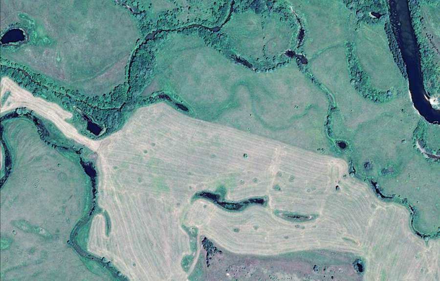 Супутниковий знімок річки Сейм 2020 року