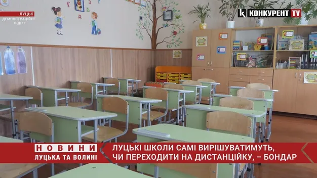 18 волинських шкіл перейшли на «дистанційку»: що коїться в Луцьку (відео)