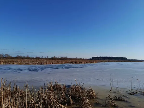 Волинська Амазонка скидає лід: показали, як у річці Стохід зашепотіла течія (фото)