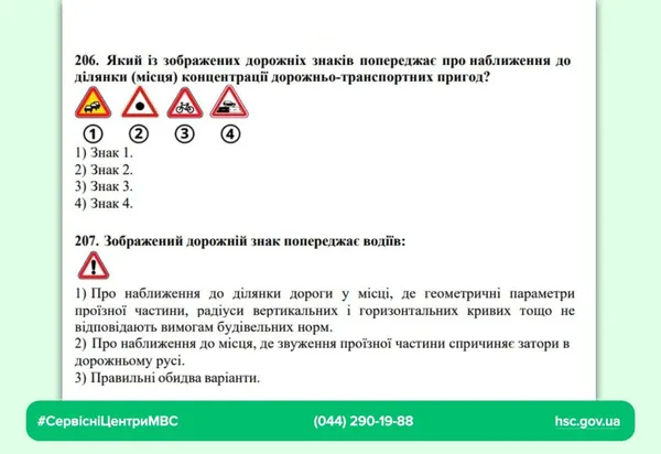 В Україні оновили тестові питання до іспиту з ПДР: що змінилося