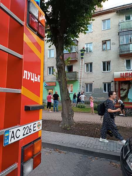Довго не виходив на зв'язок: у Луцьку рятувальники визволяли з квартири хворого чоловіка (фото)