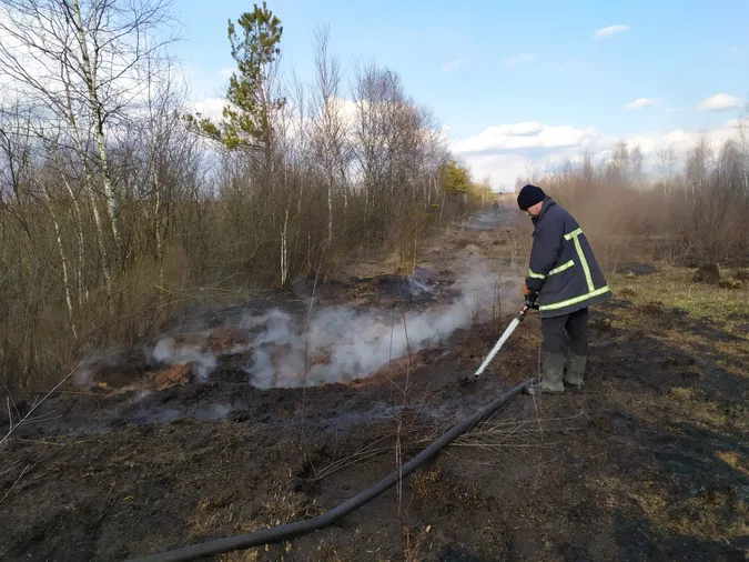 На Волині горіло торфовище (фото, відео)