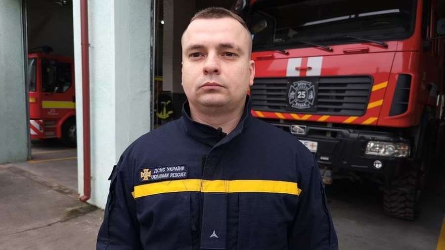 Рятувальник Михайло Дацюк отримав осколкові поранення через вибухи на аеродромі у Луцьку