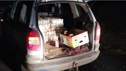 Лучанин пропонував поліцейським хабар за 10 ящиків підробного алкоголю (фото)