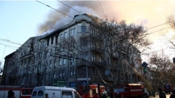 В Одесі оголосили дводенну жалобу через пожежу в коледжі