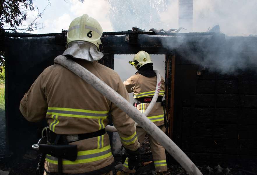 У Луцькому районі вогонь знищив літню кухню (фото)