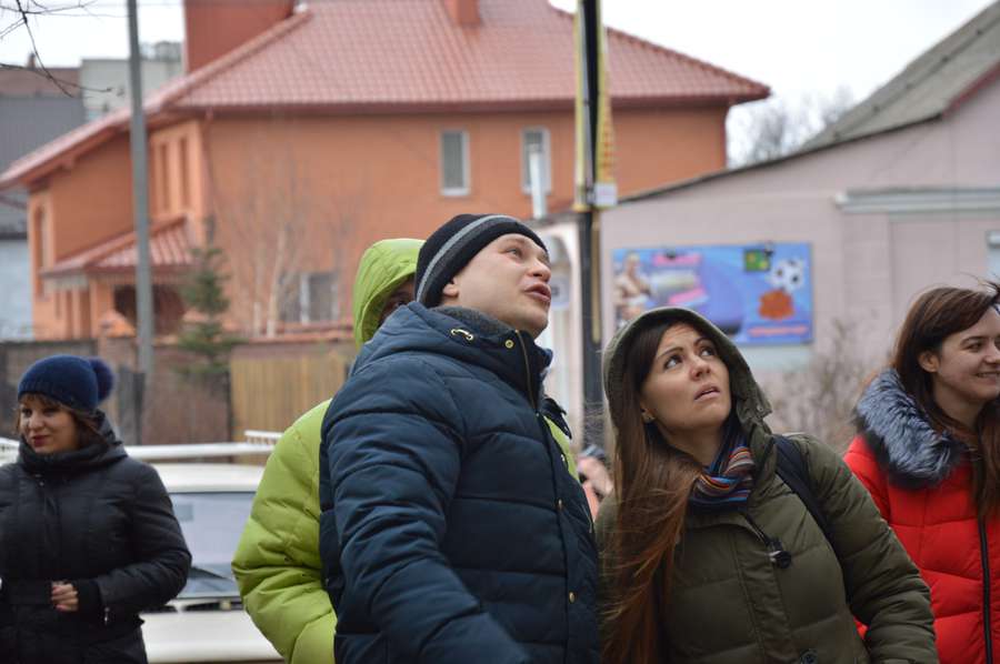 Українським журналістам провели екскурсію енергоощадним Луцьком