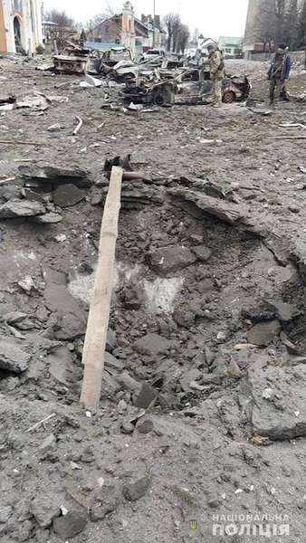 Житомирщина пережила авіаудар, є потерпілі (фото)