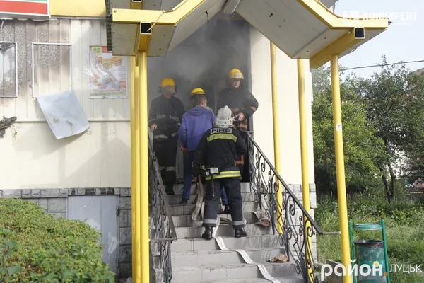 У Луцьку на Конякіна горів магазин