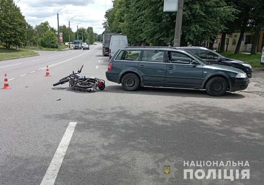 У Луцьку за добу два мотоциклісти потрапили до лікарні (фото, відео)