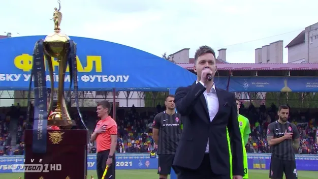 Ковельчанин заспівав гімн під час фіналу Кубку України з футболу