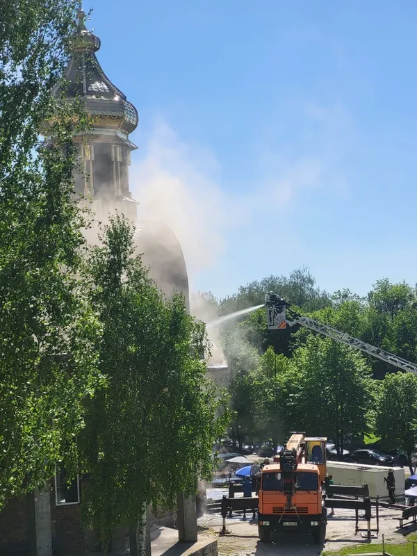 У Луцьку – пожежа в церкві (відео, оновлено)