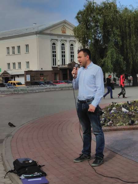 Представник політичної партії «Рух нових сил Михайла Саакашвіллі» Сергій Адамчук