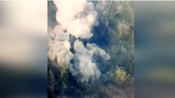 Українські артилеристи з британських гаубиць знищили танк та дві БМП з рашистами (відео)