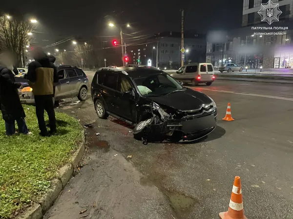 У Луцьку не розминулись Citroen та Chevrolet (фото)