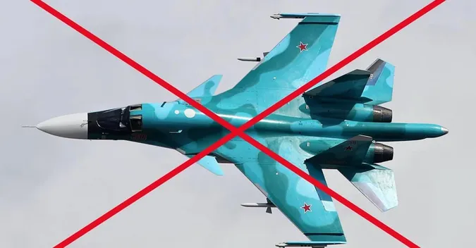 На росії розбився винищувач Су-34 – екіпаж загинув