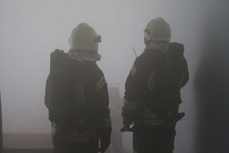 Евакуація і порятунок потерпілого: у луцькому виші – «пожежа» (фото)