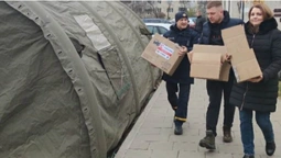У Луцьку волонтери розвезли продукти по пунктах обігріву (фото, відео)