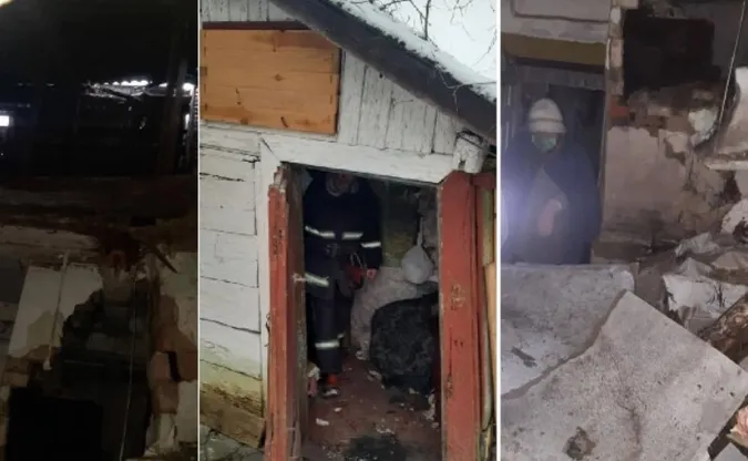 Заблокувала пенсіонерку: на Волині в хати обвалилася стеля (відео)