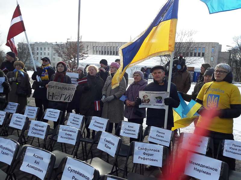 У Ризі закликали звільнити українських політв’язнів із російських тюрем (фото)