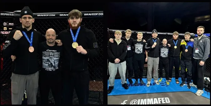 Волинські бійці ММА повертаються з чемпіонату Європи з трьома медалями