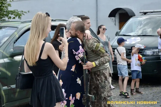 До Луцька на ротацію приїхали бійці ОЗСП «Любарт» (фото)
