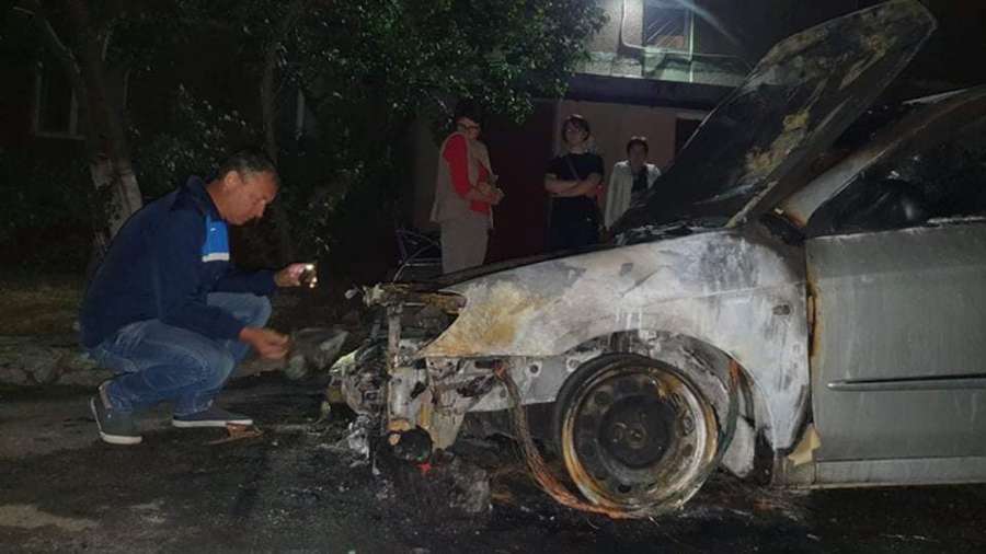 Вночі спалили авто програми «Схеми»