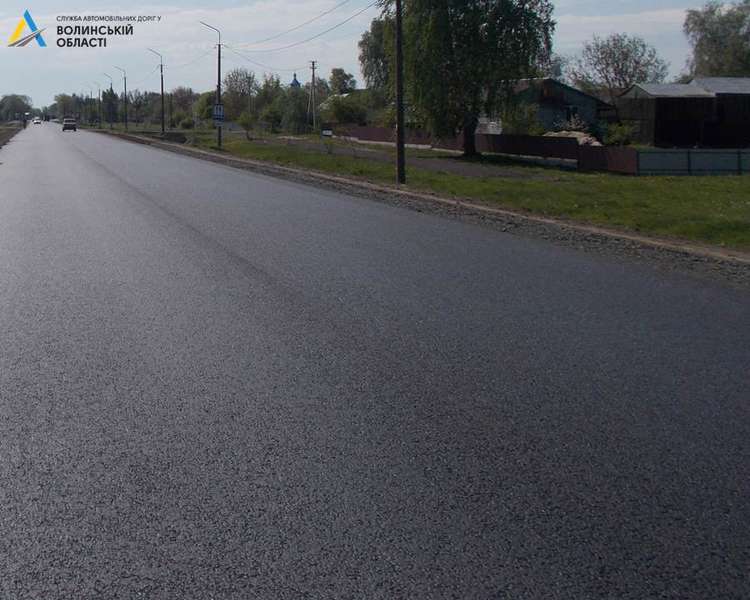 В Рожищенському районі відремонтували ділянку автошляху М-19 (фото)