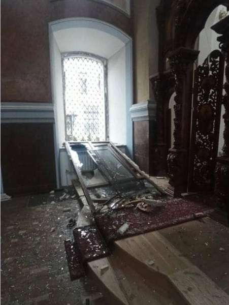Російські військові у Харкові обстріляли церкву московського патріархату (фото)