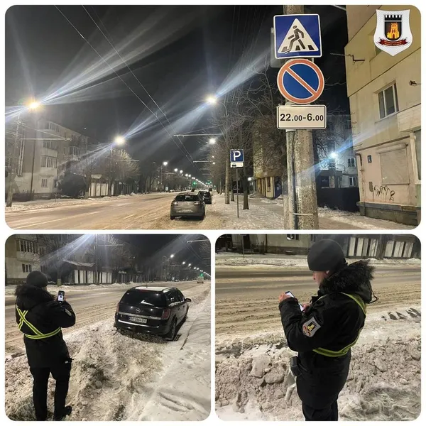 Заважають прибирати сніг: у Луцьку штрафують за припарковані вздовж дороги авто (фото)