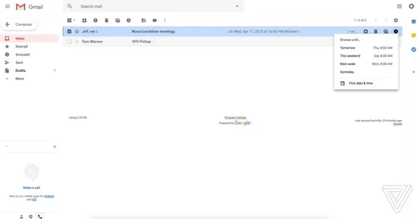 Google змінить дизайн Gmail (фото)