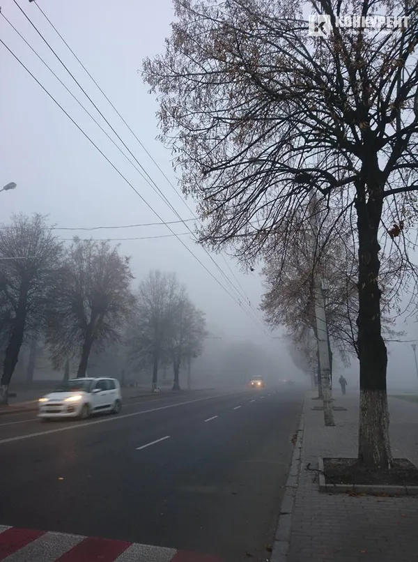 Луцьк «зник» у тумані (фото)