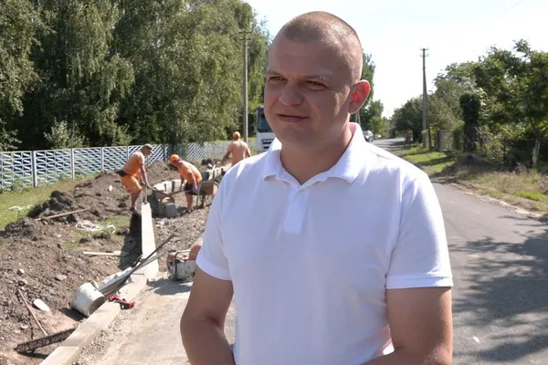 Голова Олицької громади Олександр Прендецький. Фото: Суспільне Луцьк