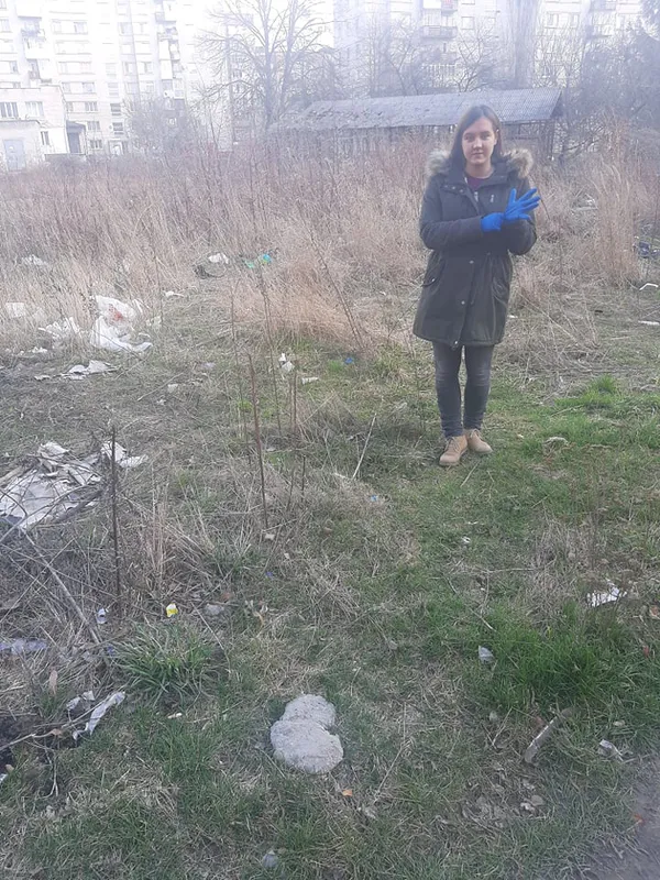 Не моє сміття, але моя планета: луцька школярка започаткувала корисний челендж (фото)
