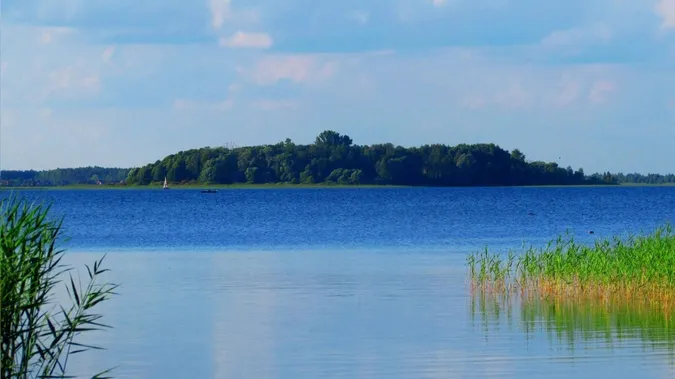 Звідки взявся острів посеред Світязя (фото)