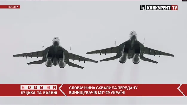 Словаччина передасть Україні 13 винищувачів МіГ-29 (відео)
