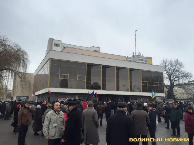 У центрі Луцька акція протесту (фото)