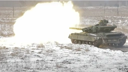 Волинські танкісти з 14-ї ОМБр влаштували бойові стрільби (відео)
