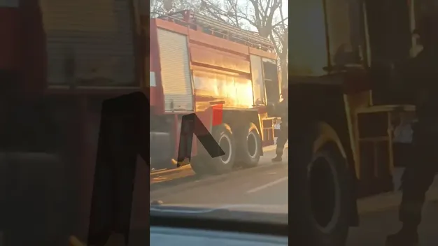Біля Підгайців зайнялася вантажівка (відео)