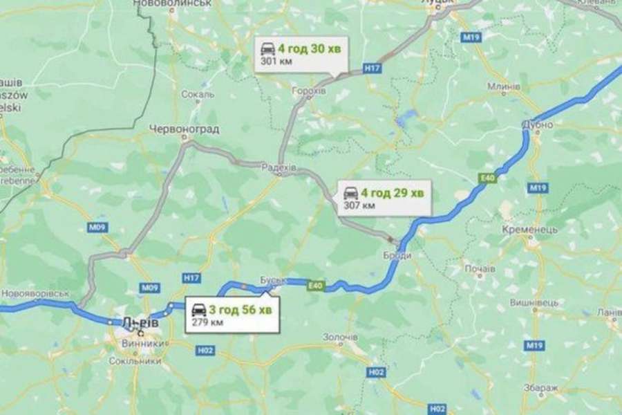 Перший український автобан проходитиме за 50 кілометрів від Луцька