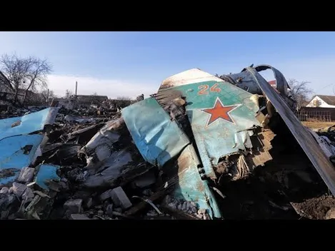 Українська ППО збила ворожий літак (відео)