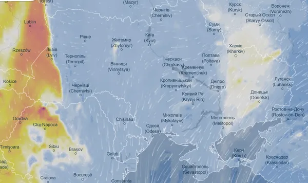 Брудне повітря з Європи уже підповзає до України