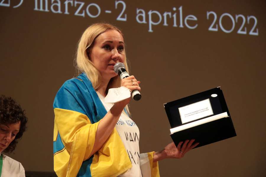 Українським кінематографістам вручили премію Федеріко Фелліні (фото)